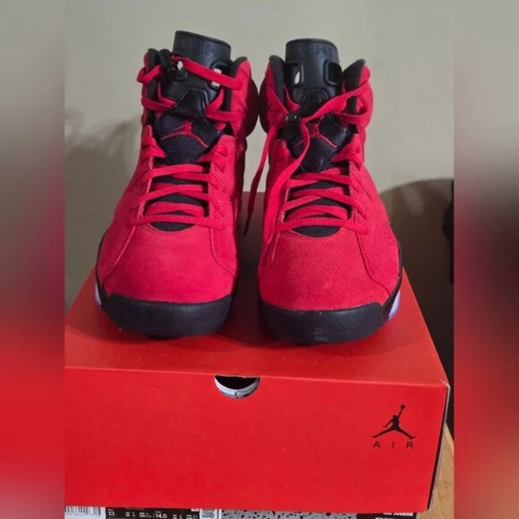 Mens JORDAN RETRO 6 RAGING BULLS Size 13, Never Worn - Picture 2 of 7